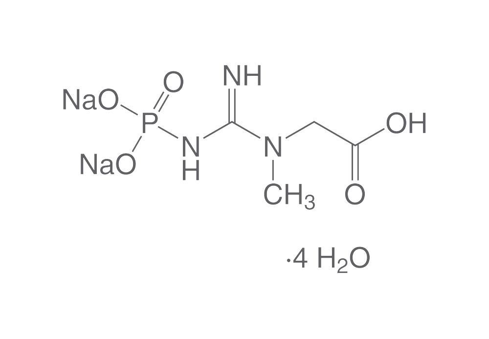 Creatine phosphate disodium salt, tetrahydrate, min. 98%, for biochemistry, 5 g