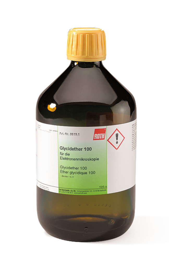 Glycidether 100, for electron microscopy, 2.5 kg, glass