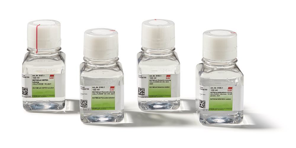 ROTI®CELL Pyruvate solution, sterile, 100 mM, CELLPURE®, 100 ml, plastic
