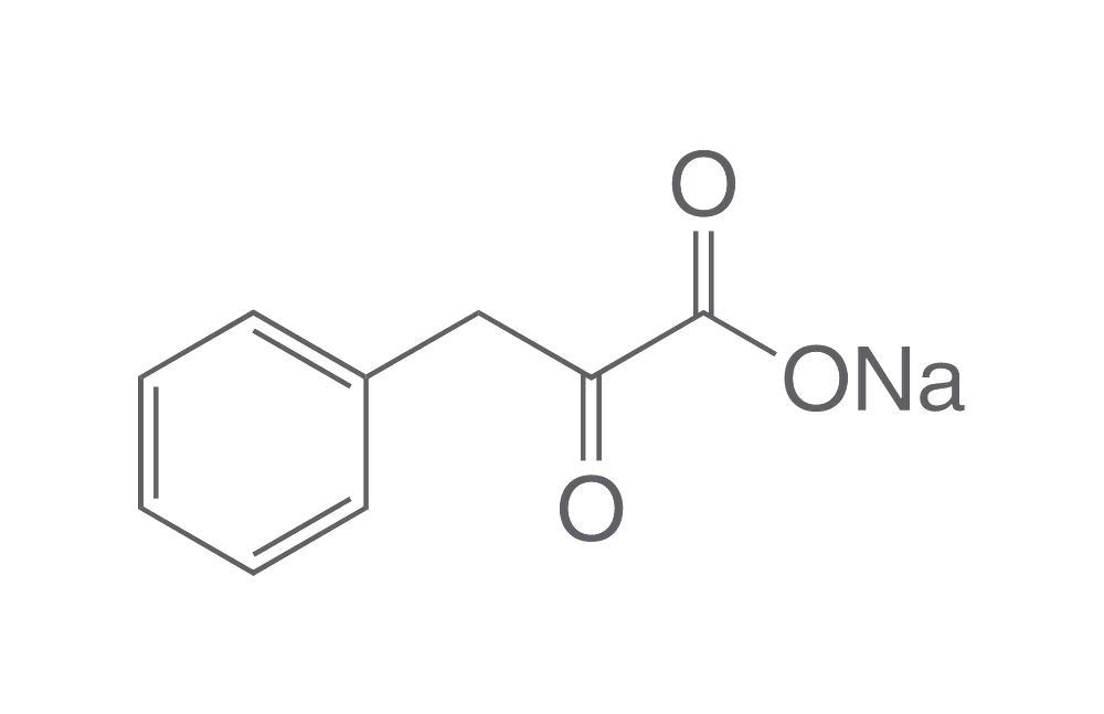 Phenylpyruvic acid sodium salt, min. 98 %, 5 g, glass