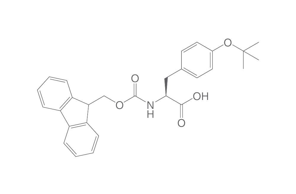 Fmoc-L-Tyrosine-(tBu), PEPTIPURE®, min. 99 %, for biochemistry, 25 g, glass