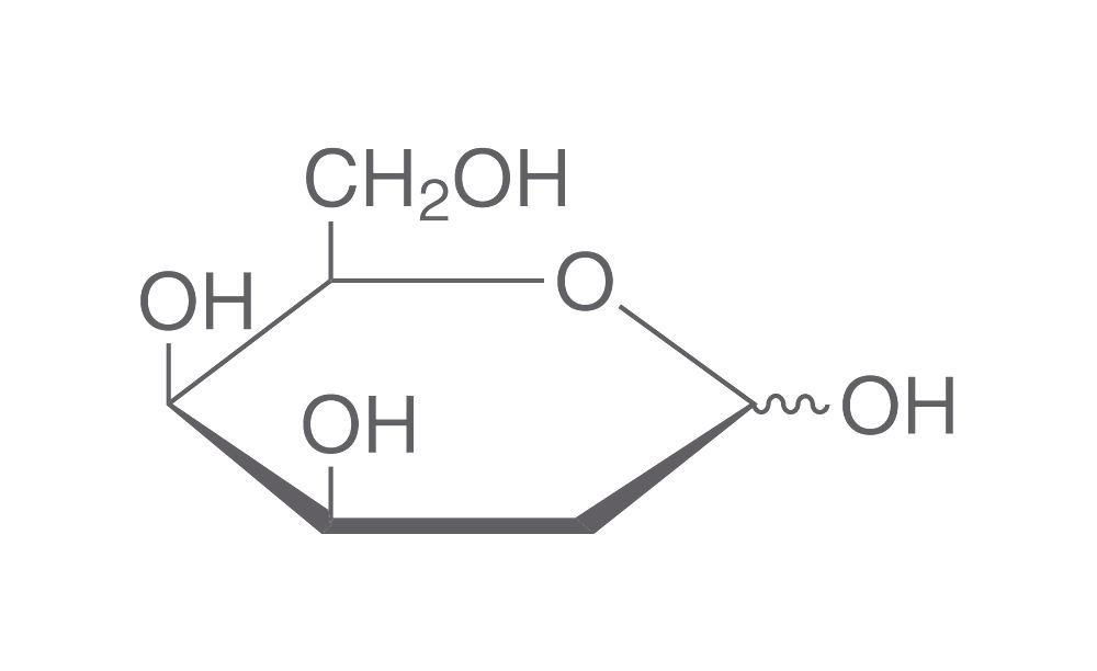 2-Deoxy-D-galactose, min. 99 %, for biochemistry, 5 g, glass