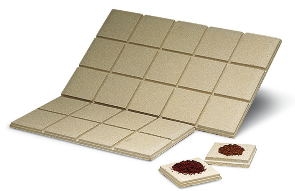 ROTILABO® clay squares, 150 x 150 mm, 25 squares 30 x 30 mm, 1 unit(s)