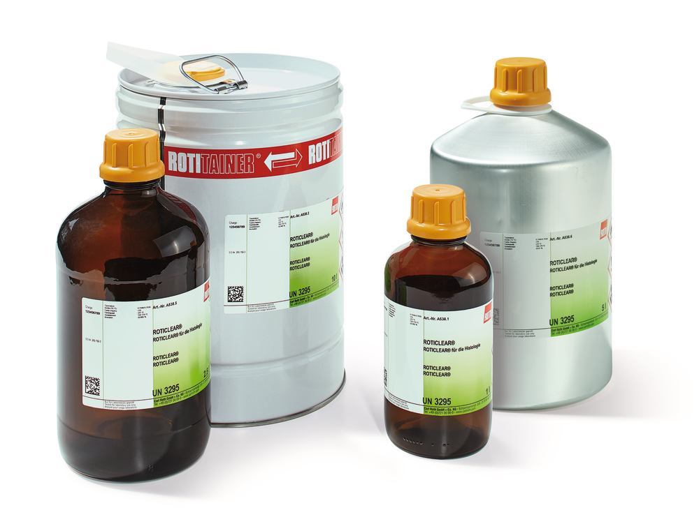 ROTICLEAR®, for histology, 5 l, aluminium