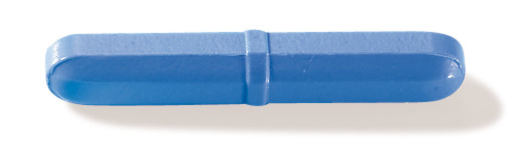 Rotilabo®-stirring magnets, centre ring, blue, Ø 8 mm, length 25 mm, 1 unit(s) — Carl Roth, cod A969.1