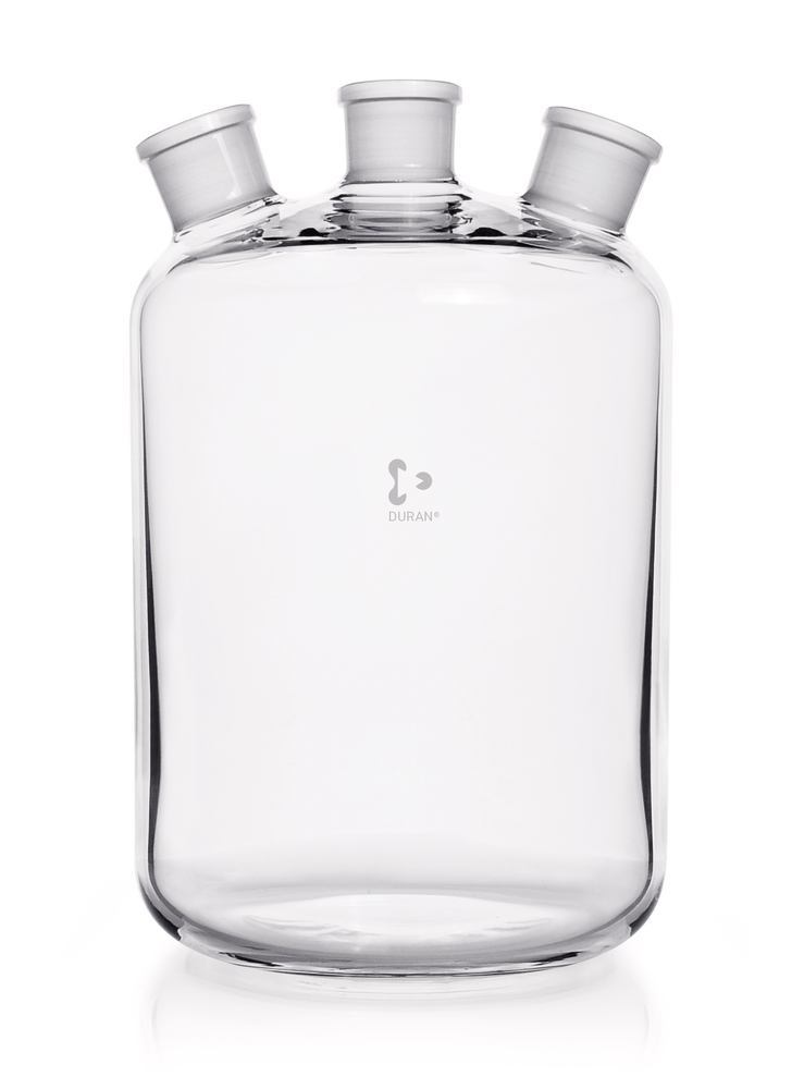 Woulff bottle, with 3 standard ground, necks, DURAN®,5000 ml, 1 unit(s) — Carl Roth, cod AAC3.1