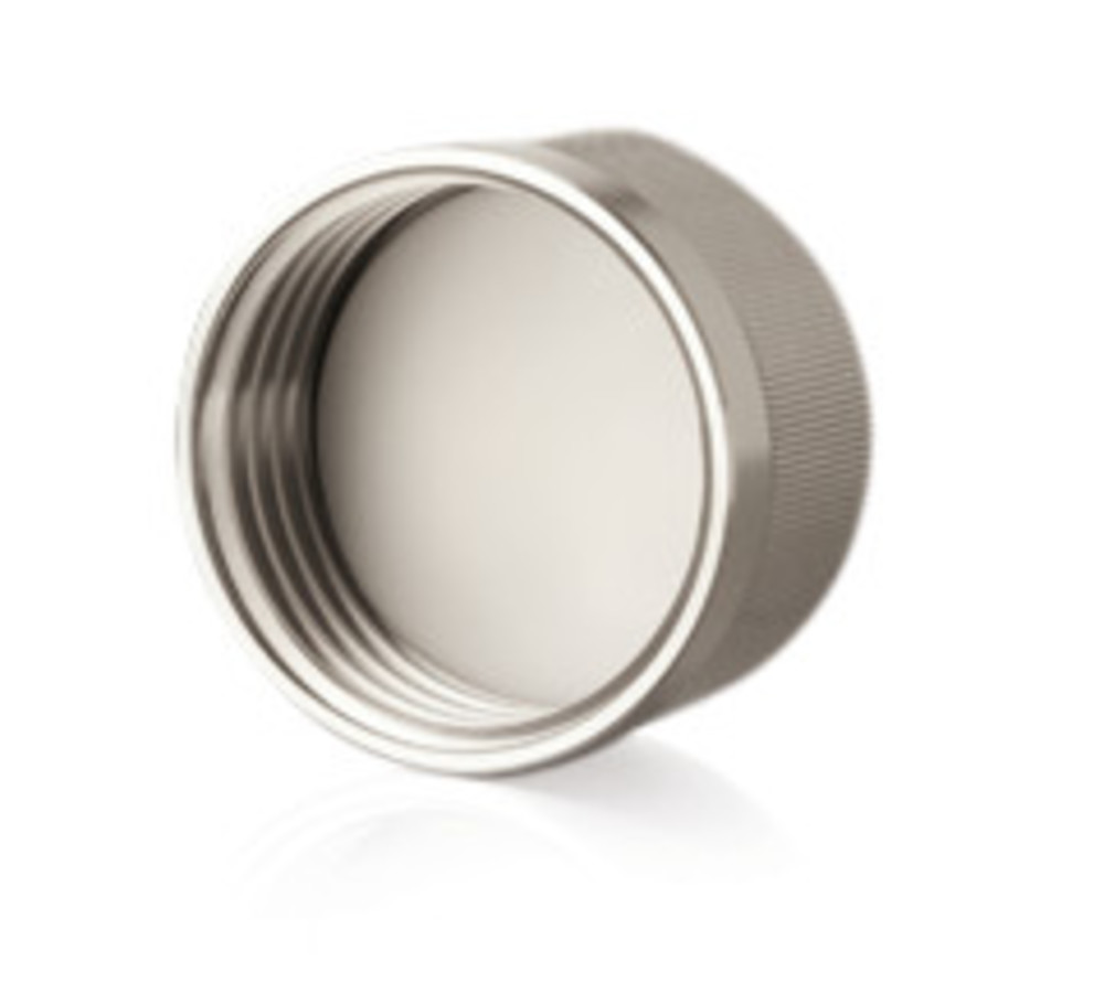 Stainl. st.cap,GL 45 thread, PTFE gasket, for storage bottle, 1 unit(s)