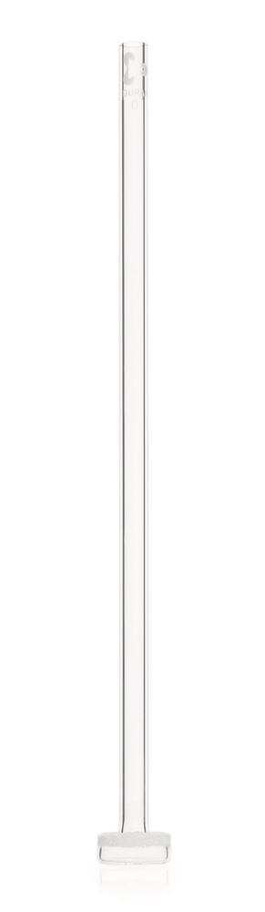 Gas dispersion tube, porosity 0, tube outer Ø 9 mm, plate Ø 25 mm, 5 unit(s)