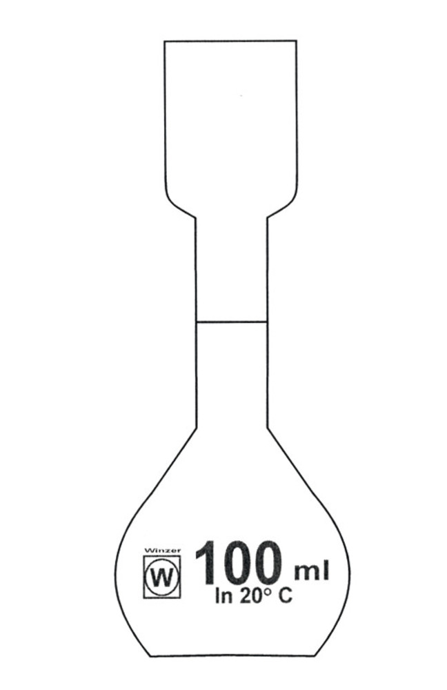 Kohlrausch flask, class A, 200 ml, 1 unit(s) — Carl Roth, cod AAN4.1