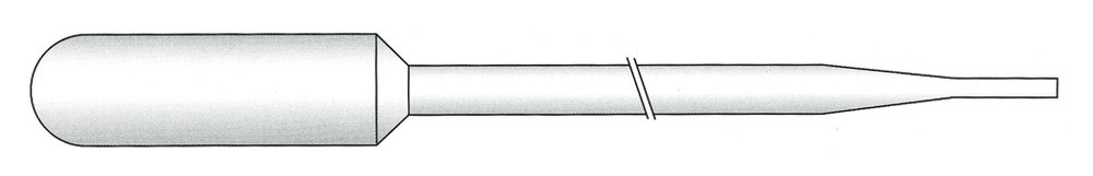 Pasteur pipettes ungraduated, 7 ml, very long, Sterile, 300 mm, indiv.