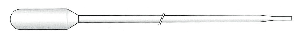 Pasteur pipettes ungraduated, 2 ml, long, Sterile, 225 mm, indiv.