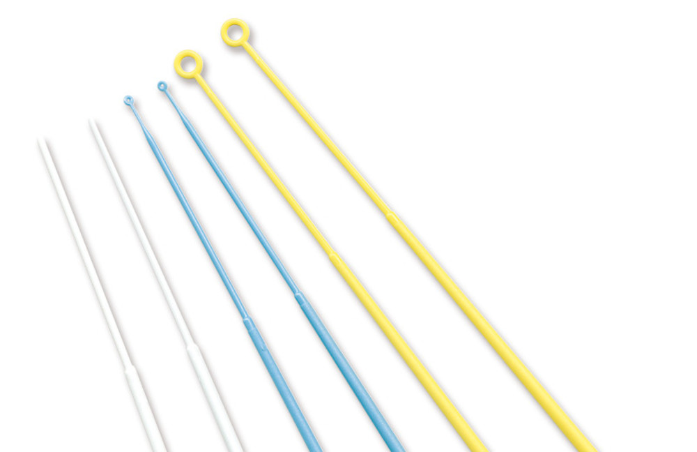 Disposable inoculat. loops, PS, sterile, 1 µl, blue, packaging 250 x 1