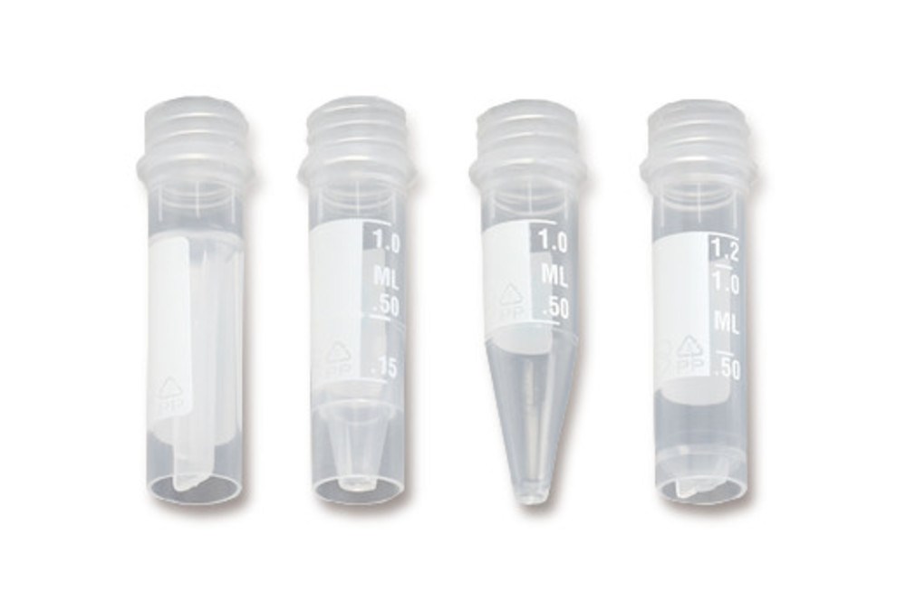 Reaction vials 1.5 ml, sterile, with cap, conical, 500 unit(s)