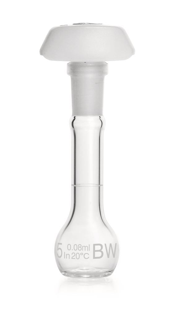 DURAN®-volumetric flask, class B, 5 ml, white graduation, 2 unit(s)