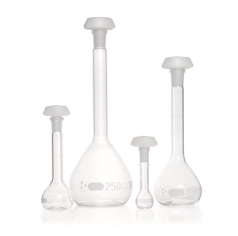 DURAN®-volumetric flask, class B, 20 ml, white graduation, 2 unit(s) — Carl Roth, cod AHX2.1
