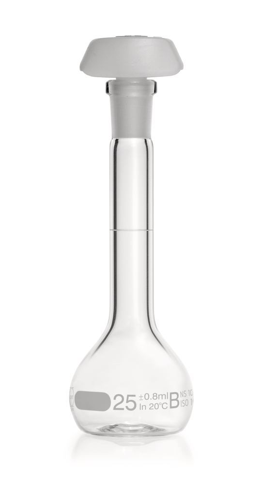 DURAN®-volumetric flask, class B, 25 ml, white graduation, 2 unit(s) — Carl Roth, cod AHX3.1
