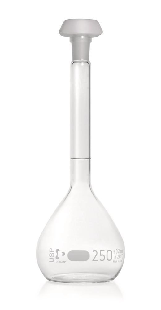 Volumetric flasks DURAN® class A, USP<31>, 250 ml, 14/23