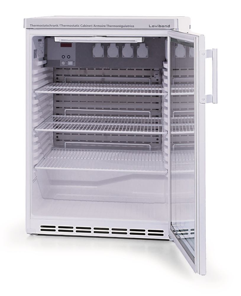 Thermostat cabinet with glass door, TC 140 G, 140 l, +2 to +40 °C,, 1 unit(s)