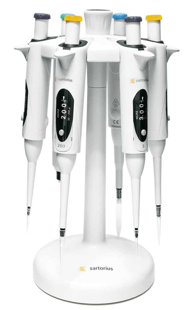 Revolving stand, ABS, for 6 pipettors, series mLINE®, 1 unit(s)