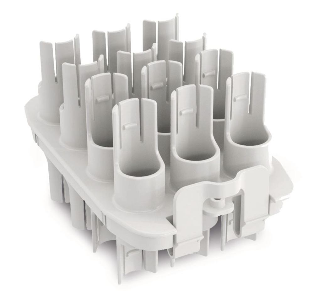 Inserts f. Trayster stand. pullout tray, for 12 centrifuge tubes 15 ml