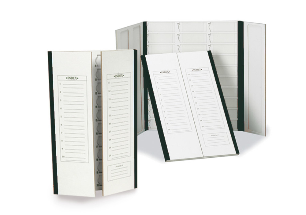 Preparation folders, black, for 20 microscope slides, 1 unit(s)