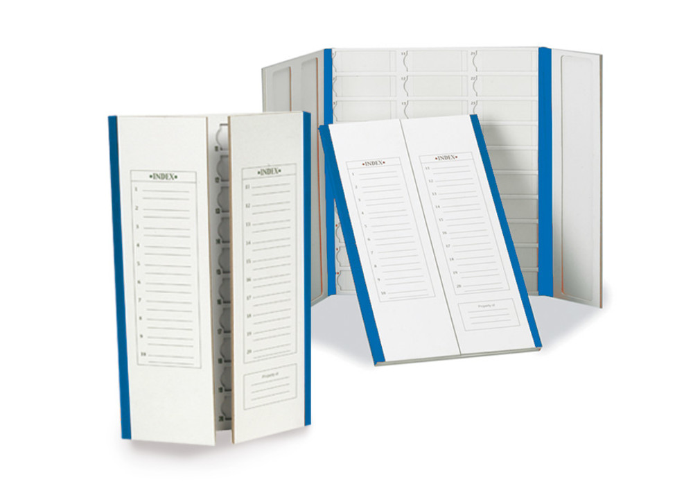 Preparation folders, blue, for 20 microscope slides, 1 unit(s) — Carl Roth, cod AXK7.1