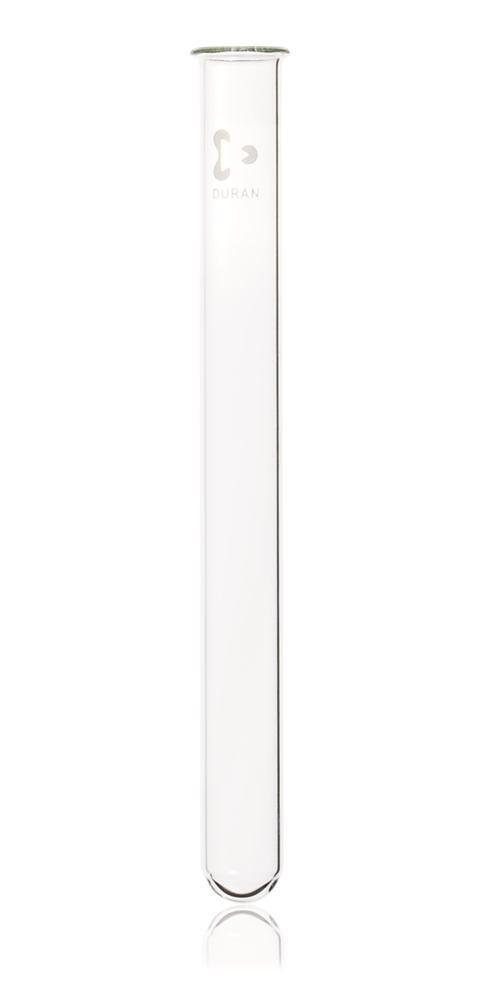 Test tubes, beaded rim, DURAN®, thick walled, 21 ml, 100 unit(s)
