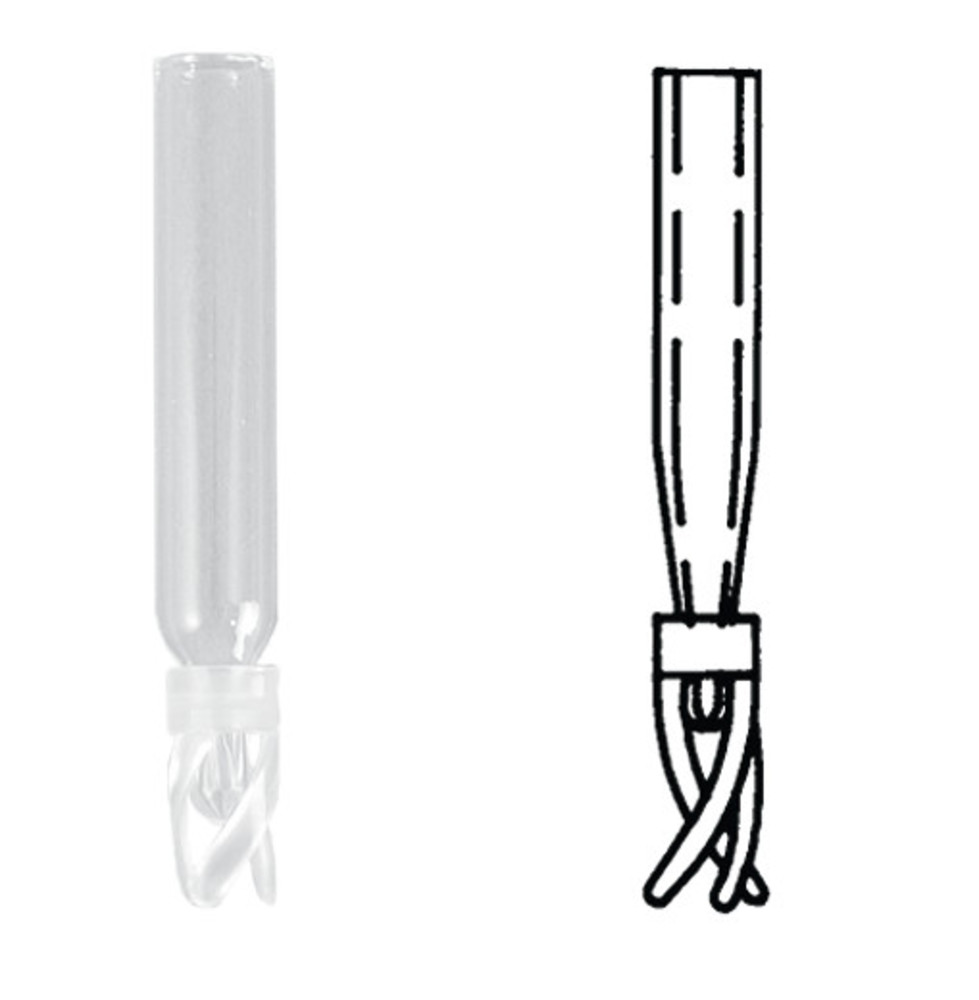 Rotilabo®-inserts 100 µl, borosilic. gl., for sample vials 2 ml, 100 unit(s) — Carl Roth, cod C516.1