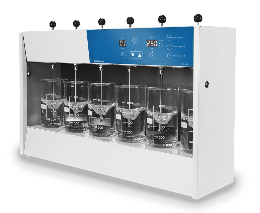 Flocculator FJT-200D-6, , stirring places 6, 25-250/min, , 1 unit(s) — Carl Roth, cod CA98.1