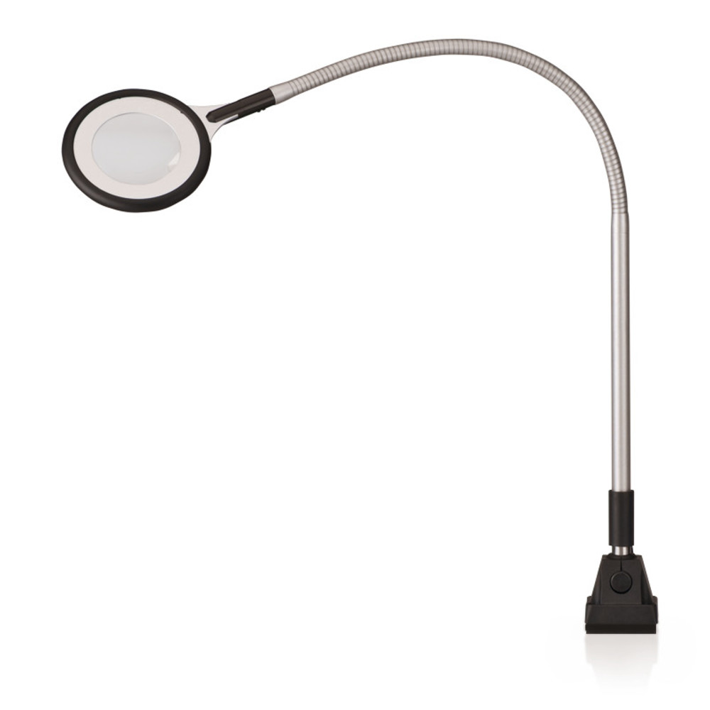 LED-illuminated round magnifier, 6 dpt, field of vision Ø 72 mm, 1 unit(s)