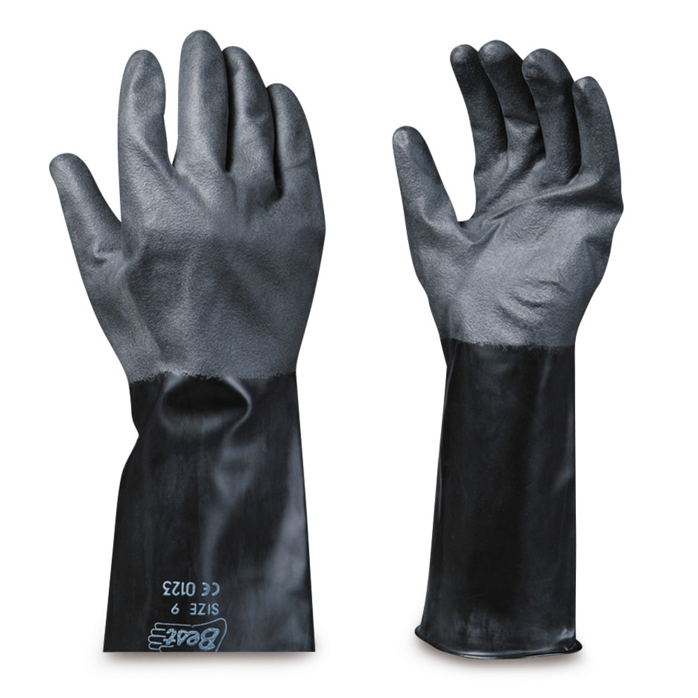 Butyl-gloves SHOWA 874R, size 9, thickness 0.35 mm, 1 pair