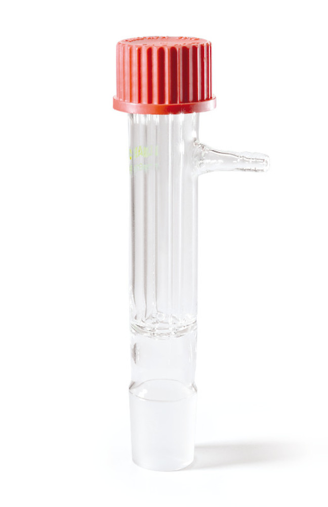 Bubble counter, ground glass joint NS 14, Threaded connection GL 14, 1 unit(s)