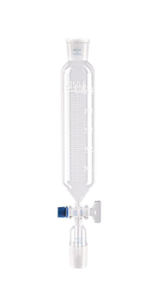 Dropping funnel, w. solid glass tap cock, DURAN®, graduation cylindrical, 100 ml