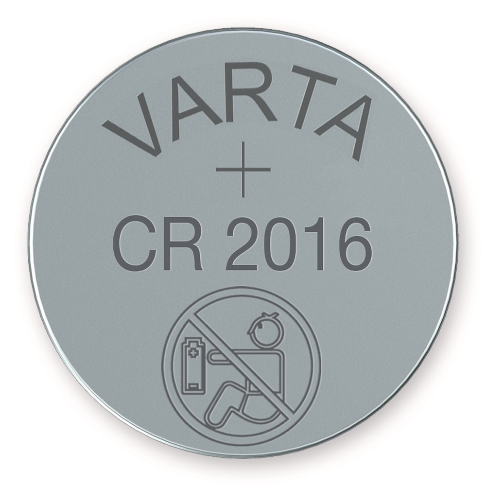Button cell, CR 2016, lithium, 3 V, 1 unit(s)