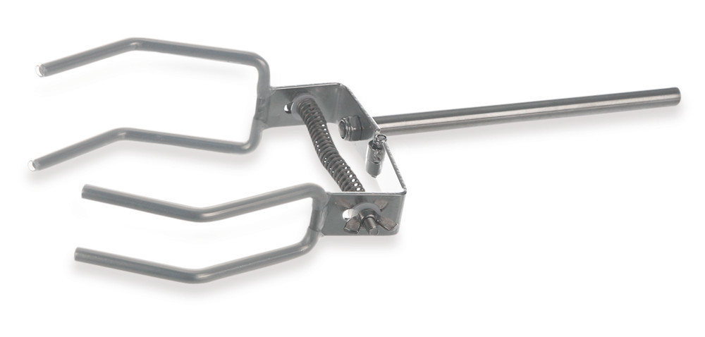 Rotilabo®-four-finger clamp, stainless steel 18/10, span W 50-150 mm, 1 unit(s) — Carl Roth, cod CHN6.1