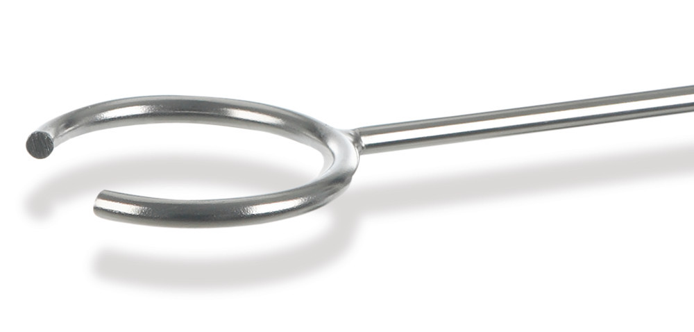 Rotilabo®-stand rings with opening, stainl. steel 18/10, Inner-Ø 50 mm