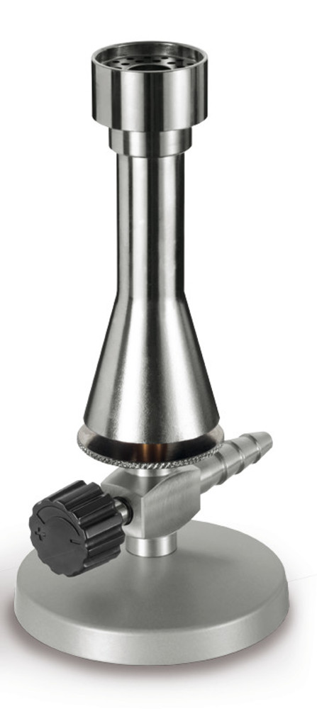 Teclu burner for natural gas, w. needle valve f. high heating capacity