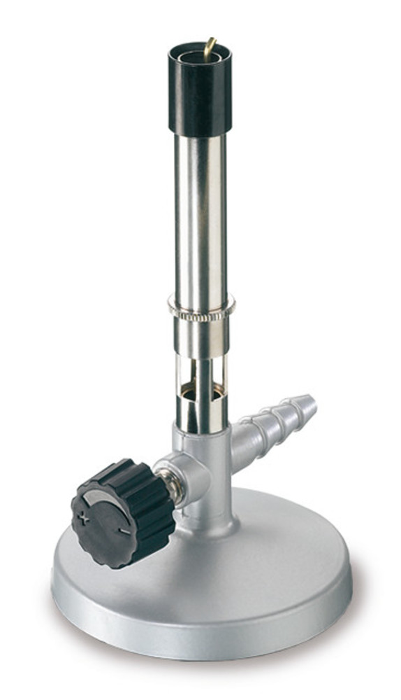 Gas burners acc. to Bunsen and DIN with needle valve