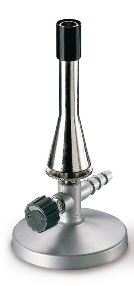 Teclu burner for propane gas, acc. DIN, with needle valve and air reg.
