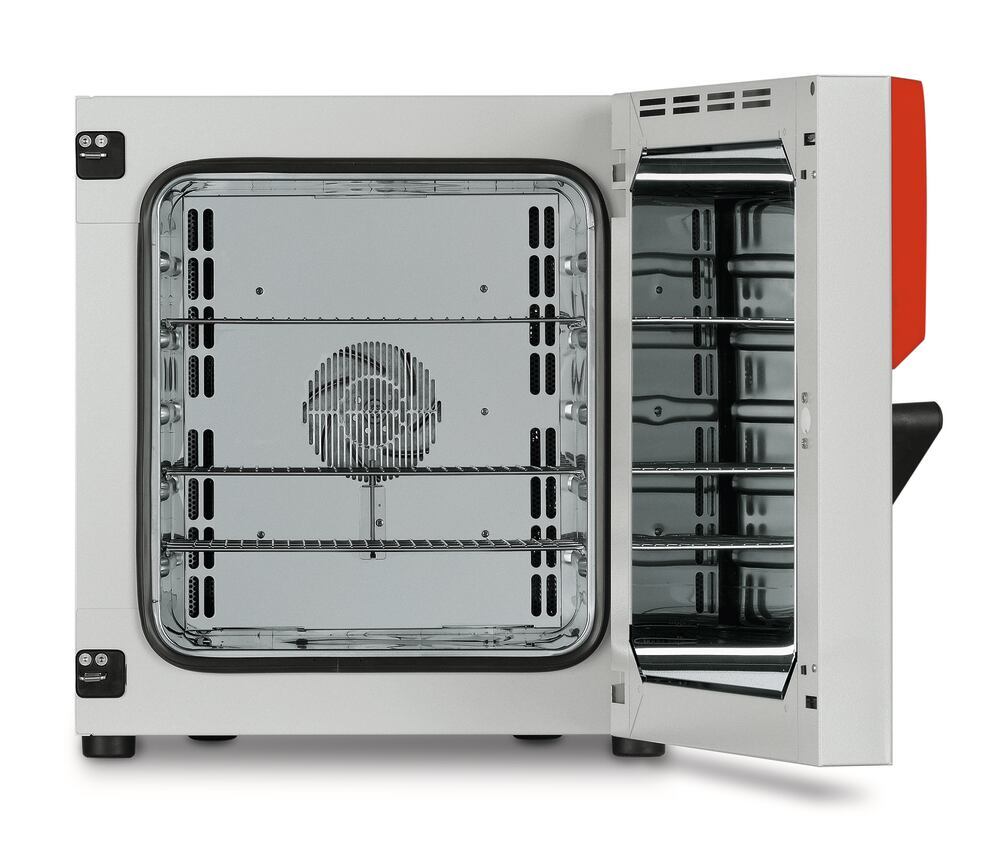 Heating-/drying ovens FED 56, 60 l,, forced air circulation, regulable, RS422