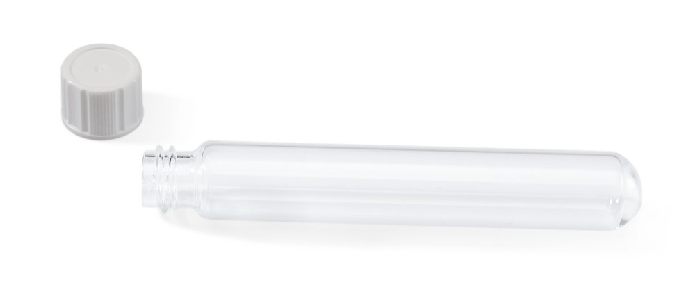 Centrifuge glasses, round bottom, 15 ml, with screw caps, 100 unit(s)