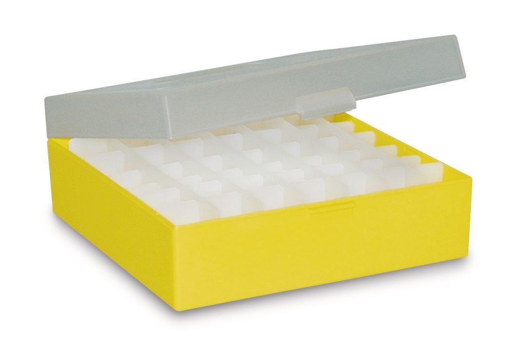 Rotilabo® cryogenic boxes, PP, yellow, H 52 mm, 5 unit(s)