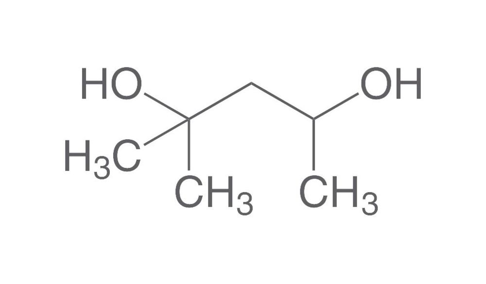 2-Methyl-2,4-pentanediol, min. 99 %, for synthesis, 1 l, plastic
