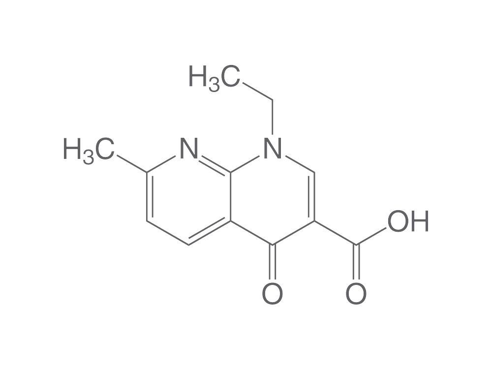 Nalidixic acid, min. 98 %, for biochemistry, 100 g, plastic