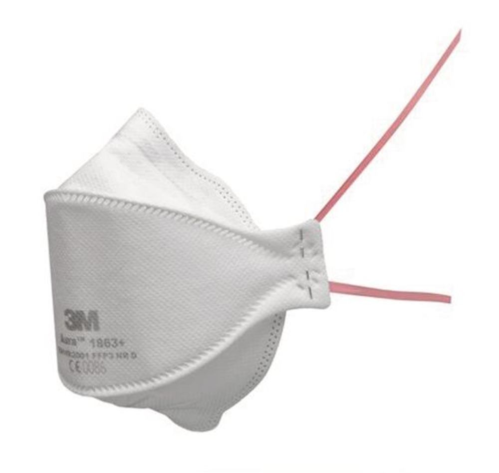 3M respirator mask AuraTM 1863+, FFP3 NR D, without valve, 20 unit(s)