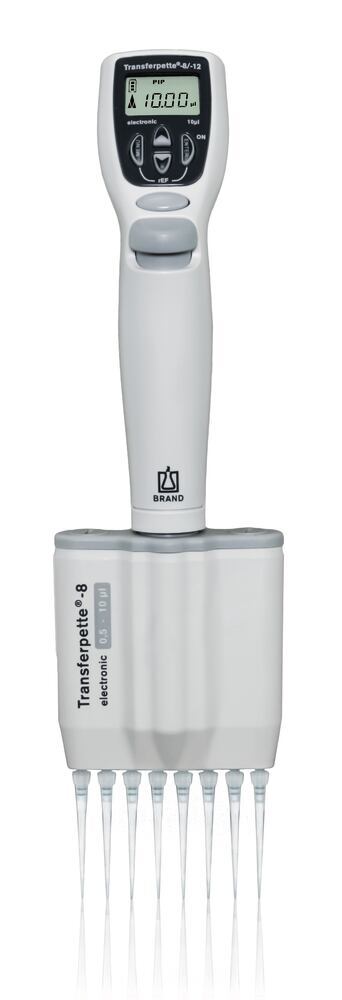 Multi-channel microlitre pipette Transferpette® electronic 8-channel