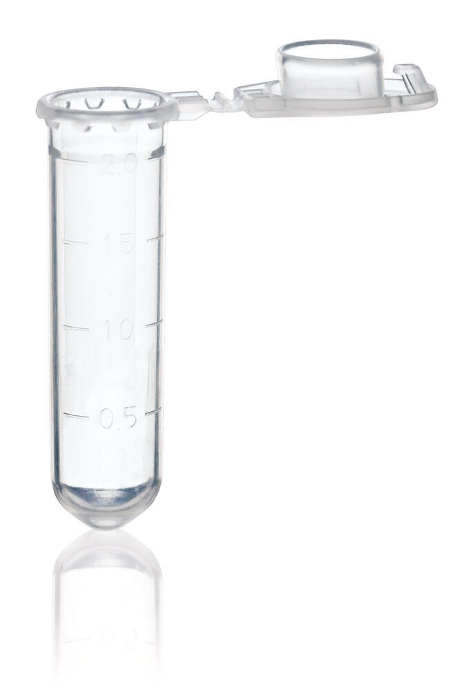 Reaction vials 2.0 ml, with lid lock, 500 unit(s)