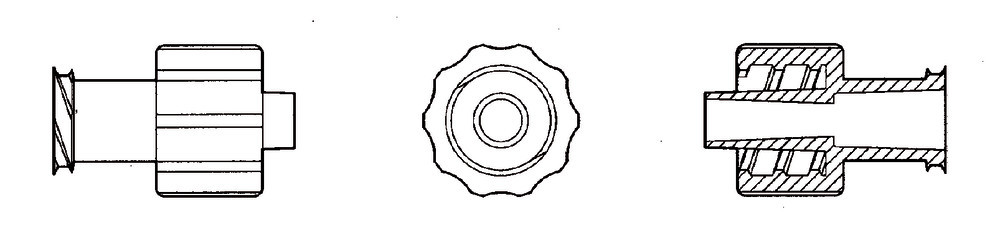 Rotilabo®-Luer-connectors, PP, transparent, LLM on LF, 10 unit(s)