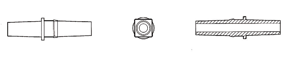 Rotilabo®-Luer-connectors, PP, transparent, LM on LM, 10 unit(s)