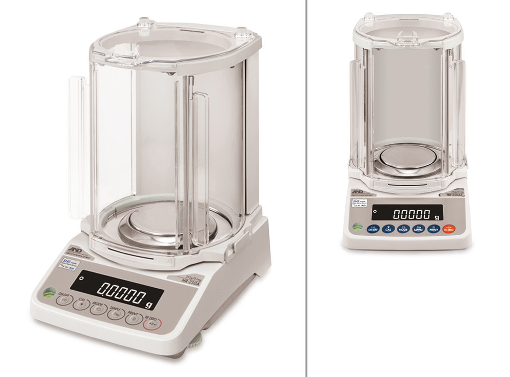 Analytical balance HR-150AZ, Weighing range 152 g, int. calibration, 1 unit(s)